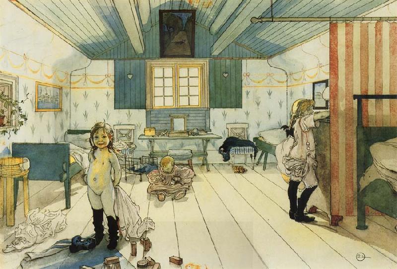 Carl Larsson Mama-s and the Little Girl-s Room China oil painting art